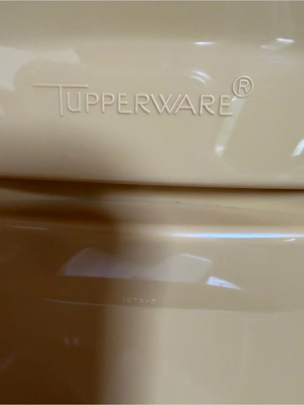 Vtg Tupperware 4pc Microwave Steamer with Dual-Compartment Insert Harvest Gold